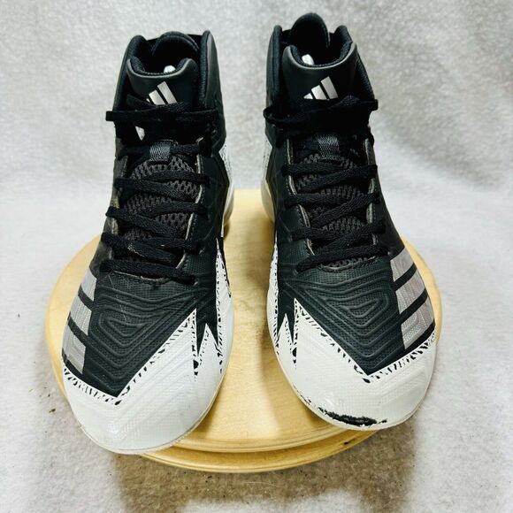 Adidas Freak X MD Football cleats Men’s Size 8.5 Black White Shoes Boots Mid - Picture 3 of 9